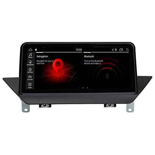 Koason E84 Android9.0 4+64 GB 10.3 pulgadas pantalla negra Monitores navegación GPS Audio Video estéreo reproductor multimedia para BMW X1 2009-2015
