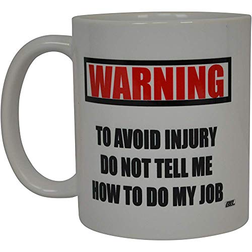 La mejor taza de café divertida Advertencia No me digas cómo hacer mi trabajo Sarcástico Novedad Taza Broma Mordaza Idea de regalo para trabajo de oficina Humor para adultos Empleados La mejor taza de café divertida Advertencia No me digas cómo hacer mi trabajo Sarcástico Novedad Taza Broma Mordaza Idea de regalo para trabajo de oficina Humor para adultos Empleados