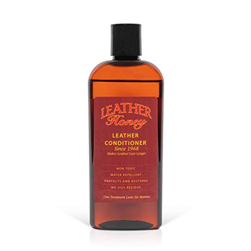 Leather Honey - Acondicionador para cuero, el mejor acondicionador de cuero desde 1968, botella de 0,24 litros. Para uso en ropa de cuero, muebles, interiores de automóviles, zapatos, bolsos y accesorios. Fabricado en los Estados Unidos Leather Honey - Acondicionador para cuero, el mejor acondicionador de cuero desde 1968, botella de 0,24 litros. Para uso en ropa de cuero, muebles, interiores de automóviles, zapatos, bolsos y accesorios. Fabricado en los Estados Unidos