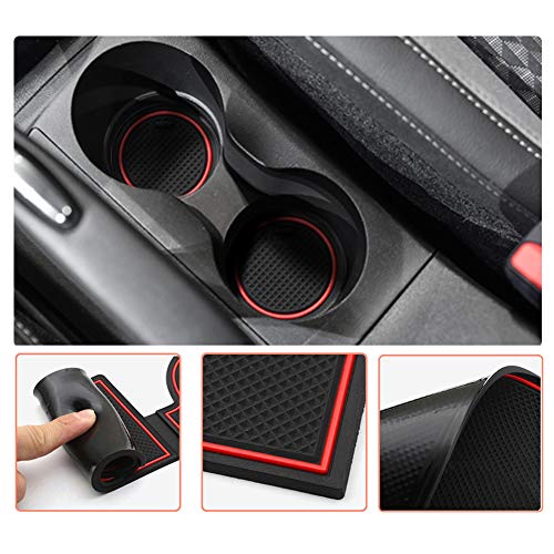LFOTPP Crossland X Alfombrillas Antideslizantes de Goma, Posavasos Alfombra Apoyabrazos Coche Interior Accesorios 14 Piezas LFOTPP Crossland X Alfombrillas Antideslizantes de Goma, Posavasos Alfombra Apoyabrazos Coche Interior Accesorios 14 Piezas