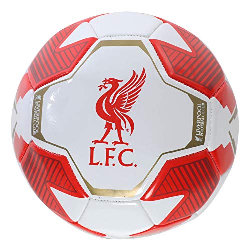 Liverpool FC Balon LFC Rojo & Blanco Tamano 5 LFC Oficial
