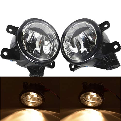 Luces antiniebla 2pc LED Front FOU Fog Lights Compatible con Opel Astra H GTC Hatchback 2005-2009 2010 Coche Styling Redondo DRL DRL DIRA Diversion El plastico (Color : D0064)