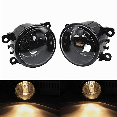 Luces antiniebla 2pc LED Front FOU Fog Lights Compatible con Opel Astra H GTC Hatchback 2005-2009 2010 Coche Styling Redondo DRL DRL DIRA Diversion El plastico (Color : D0044)