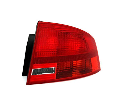 Luces traseras VT507R Luz trasera derecha derecha montaje trasero luz trasera Asamblea lámpara trasera lado conductor rojo compatible con Audi A4 B7 Saloon 2004 2005 2006 2007