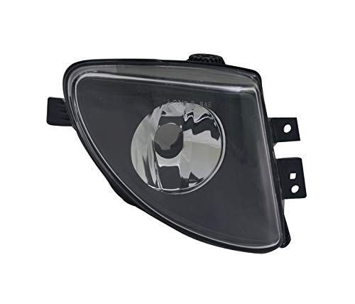 Luz antiniebla derecha compatible con BMW Serie 5 F10 F11 2010 2011 2012 2013 VH521P foco halógeno delantero niebla luces luces luces luces de niebla lado pasajero parachoques delantero niebla luz