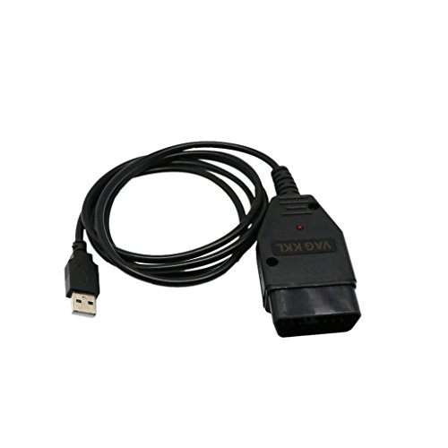 MagiDeal OBD2 USB Cable Auto Scanner Herramienta para Audi VW VAG-COM KKL 409.1