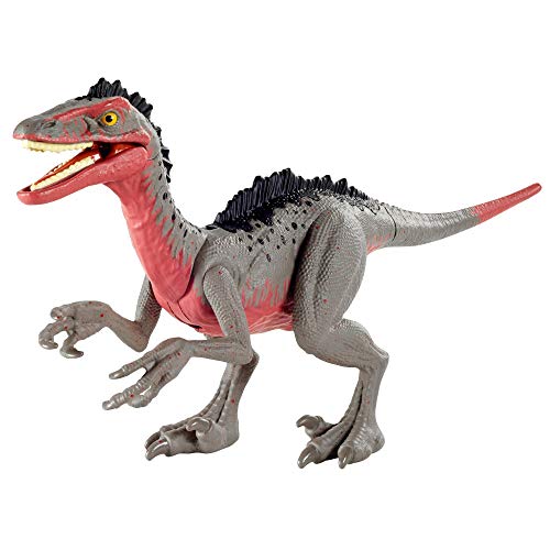 Mattel GVF32 Attack Pack de Jurassic World - Dinosaurio Troodon de juguete, a partir de 4 años