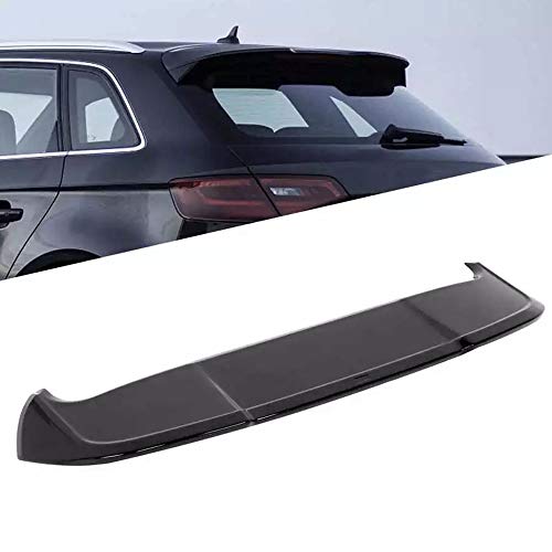 MFQO Tronco Trasero Spoiler, Negro Brillante para RS3 Estilo Techo Trasero Spoiler para Audi A3 8V Sportback 5-Puerta 2013-2020 Accesorios para automóviles