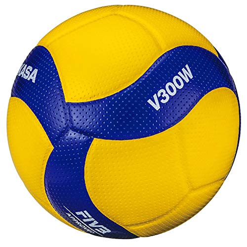 MIKASA V300W - Balón de Voleibol, Color Azul, Talla 5