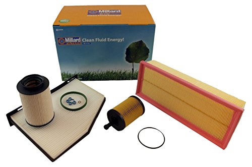 Millard Filters MZ-4143 - Kit de filtros para Leon 2, Octavia 2 y Golf 5