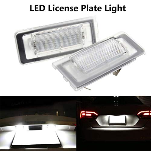 MOLEAQI 2 Piezas para Au-di TT 8N 1999~2006 LED Luces de matrícula Bombilla 12V Blanco 6500K Número de matrícula Luces Accesorios para automóviles MOLEAQI 2 Piezas para Au-di TT 8N 1999~2006 LED Luces de matrícula Bombilla 12V Blanco 6500K Número de matrícula Luces Accesorios para automóviles