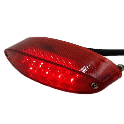 Motocicleta LED Parada de freno Luz trasera ATV UTV Dual Sport Quad Bobber Arctic Cat UTV Custom (Rojo)