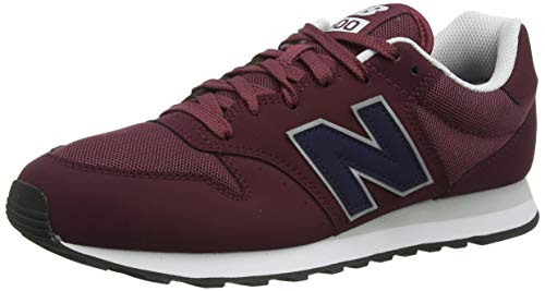 New Balance 500, Zapatillas Hombre, NB Borgoña, 45 EU