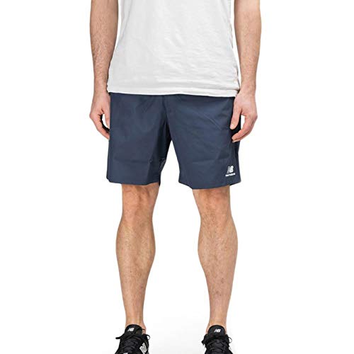 New Balance NB Athletics Wind Shorts, Natural Indigo, S Mens