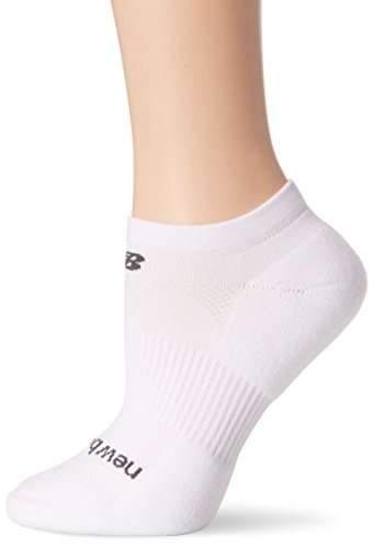 New Balance Technical Elite Nbx Olefin No Show Socks 1 par, Unisex adulto, N7010-835-1I, Blanco, small