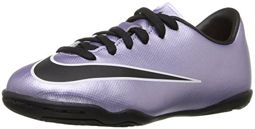 Nike Jr Mercurial Victory V IC, Zapatillas de Deporte Niñas, Plateado/Negro/Amarillo/Blanco (Urbn Lilac/Blk-Brght MNG-White), 33 EU