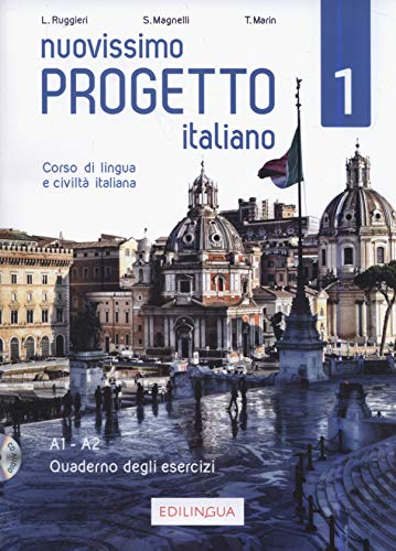 NUOVISSIMO PROGETTO ITALIANO 1 QUADERNO DEGLI ESERCIZI (+ CD AUDI: Vol. 1