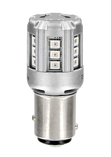 Osram – 1457YE-02B LEDP21/5W modificación estándar de 12 V, Amber, doble ampolla