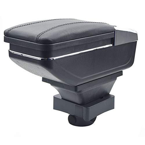 Para Citroen C4 2008-2011 Apoyabrazos Caja de almacenamiento Coches Reposabrazos Central Negro Para Citroen C4 2008-2011 Apoyabrazos Caja de almacenamiento Coches Reposabrazos Central Negro