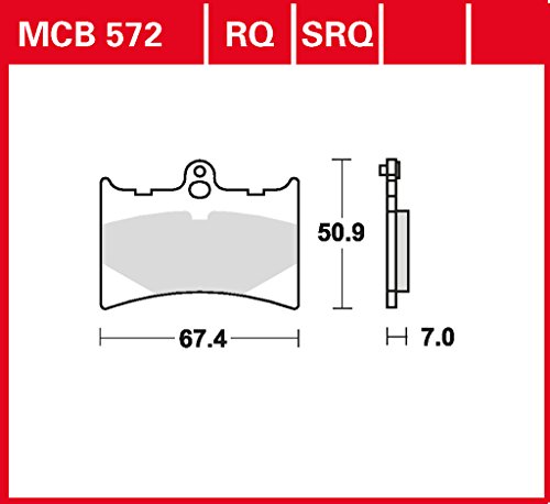 plaquette de freins Lucas MCB572SRQ pour Aprilia RS 125 Extrema / Replica GP | Aprilia RS 125 Extrema / Replica GS | Aprilia RS 125 Extrema / Replica SF