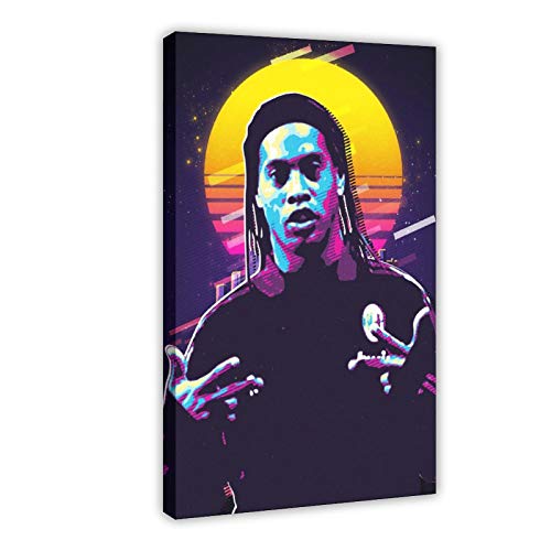Póster de fútbol Ronaldinho de fútbol de 40 x 60 cm
