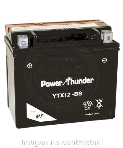 Power Thunder - Batería YTX12-BS [0612971P]