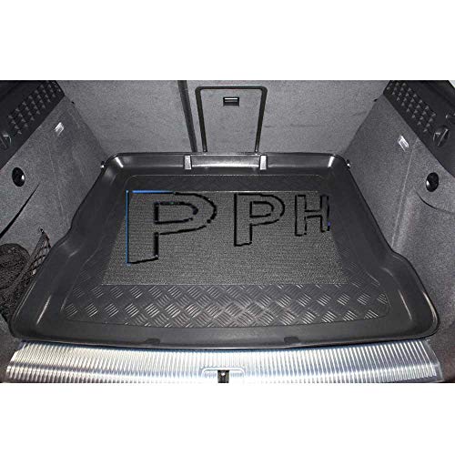 PPH – Bandeja de maletero para Audi Q3 / Q3 Quattro SUV desde 08.2011 – 06.2018, superficie de carga elevada con rueda de emergencia