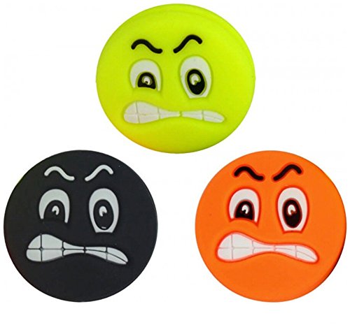 Pro 3 Smiley Tenis Emoji Antivibradores Colored Angry Face Pro 3 Smiley Tenis Emoji Antivibradores Colored Angry Face