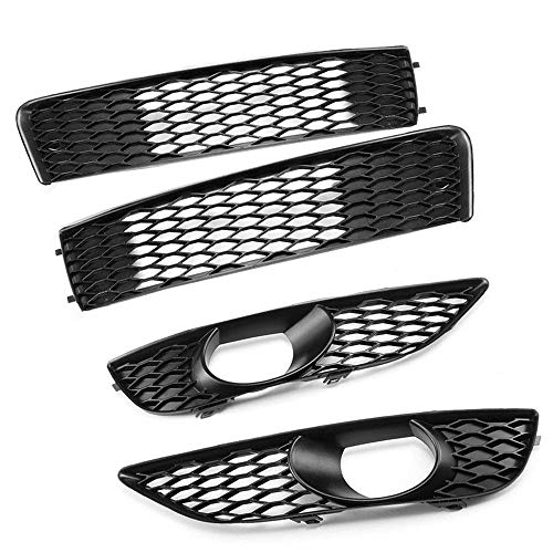 QAZX Coche Niebla Luz Grilles Fit For Audi Q7 S-Line 10-15 Par De Parachoques Lateral Grille & Amp;Par La Luz De Niebla Grille, Pegatina De Luces De Niebla, Luces De Niebla Pegatina QAZX Coche Niebla Luz Grilles Fit For Audi Q7 S-Line 10-15 Par De Parachoques Lateral Grille & Amp;Par La Luz De Niebla Grille, Pegatina De Luces De Niebla, Luces De Niebla Pegatina