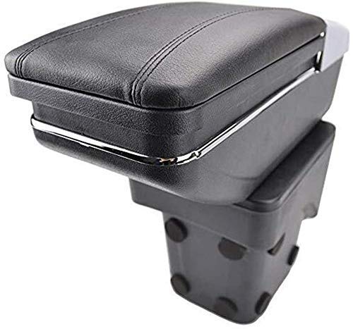 Reposabrazos coche, Para Ford Enfoque 2 Mk2 2005 ~ 2011, Consola de centro de coches Consolas de doble capa Caja de almacenamiento Center Center Console Organizador Multifunción Armes , apoyabrazos de