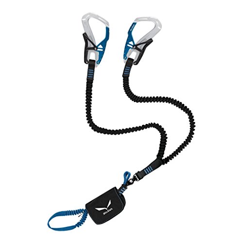 SALEWA Ergo Tex Set de Via Ferrata, Unisex Adulto, Plateado/Azul Royal, Talla Única