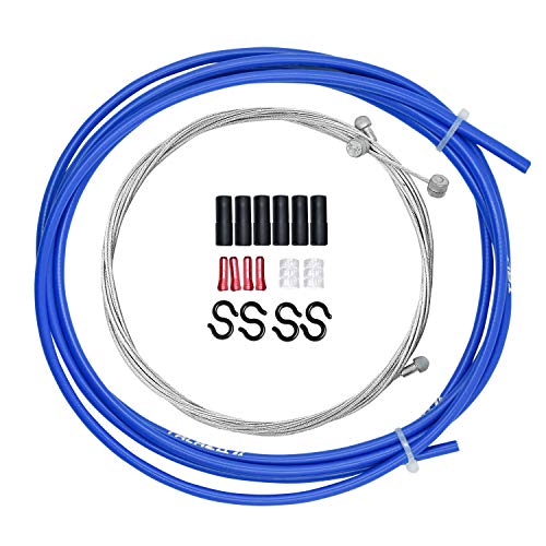 SANTOO Cables Freno Bicicleta Universal, Kit de Freno Delantero y Trasero con Fundas para Bicicletas de Carretera, Bicicletas de Montaña SANTOO Cables Freno Bicicleta Universal, Kit de Freno Delantero y Trasero con Fundas para Bicicletas de Carretera, Bicicletas de Montaña