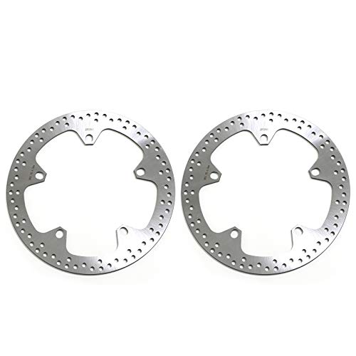 Smadmoto 2 Piezas Disco de Freno Delantero Izquierdo y Derecho para B.M.W R 850 R 2004-2007, R 1150 R/R 1100 S 2001-2006,R 1200 S 2006-2008,F 900 R 2020,K 1200 R 04-08,K 1300 S 09-15,K 1600 B 17-20 Smadmoto 2 Piezas Disco de Freno Delantero Izquierdo y Derecho para B.M.W R 850 R 2004-2007, R 1150 R/R 1100 S 2001-2006,R 1200 S 2006-2008,F 900 R 2020,K 1200 R 04-08,K 1300 S 09-15,K 1600 B 17-20