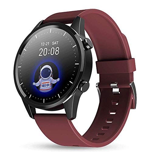 Smartwatch inalámbrico para llamadas, plataforma táctil Android IOS, contador de pasos deportivos, batería de gran capacidad 200 Ma para hombres y mujeres Relojes de pulsera impermeables al aire libre