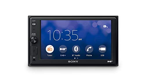 Sony XAV-AX1005DB - SintoMonitor 2DIN (recepción Dab/Dab+, Pantalla de 6,4", Apple CarPlay, Control de Voz, Bluetooth, micrófono Externo Incluido, 4 x 55 W, USB para iPhone/iPod)