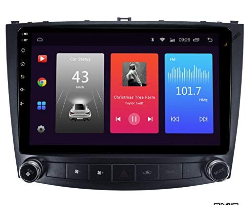 SSeir Audio de automóvil STERORO DE Audio Android 9.0 para Lexus ES 250 2006-2010 Radio DE LA Pantalla TOUCHA DE LA Pantalla TOQUEADA HD de 10 Pulgadas con WiFi Bluetooth