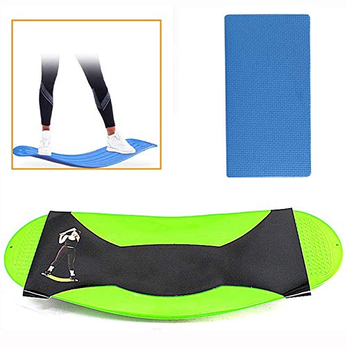 Tabla de Equilibrio para Ejercicios de Yoga, Tabla de torsión músculos Abdominales y piernas, Tabla de Yoga giratoria con Esterilla Antideslizante para Ejercicios de Estabilidad del núcleo,Verde Tabla de Equilibrio para Ejercicios de Yoga, Tabla de torsión músculos Abdominales y piernas, Tabla de Yoga giratoria con Esterilla Antideslizante para Ejercicios de Estabilidad del núcleo,Verde