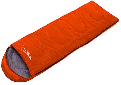 TurnerMAX – Saco de dormir al aire libre para un adulto que va de excursión, camping, envuelta en una bolsa impermeable de cierre rápido