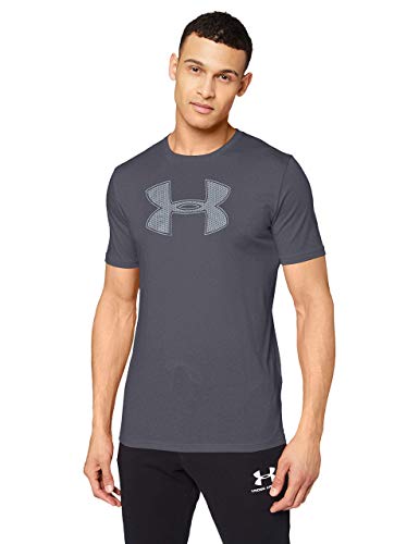 Under Armour Big Logo Ss - Camiseta ligera de manga corta para hombre, color Negro/Grafito, talla M