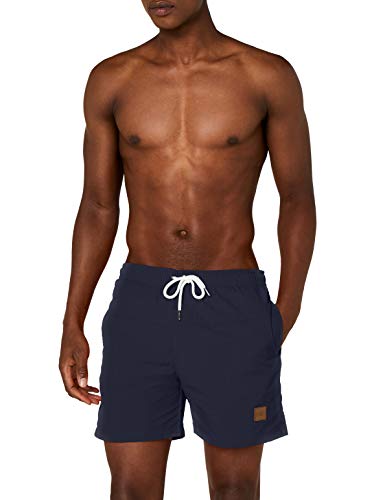 Urban Classics TB1026-00835 Pantalones Cortos de Playa para Hombre, Azul Marino, XL