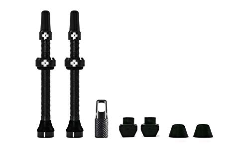 Válvulas Presta sin cámara Muc-Off de Color Negro, 60 mm – Válvulas de Bicicleta Premium sin Fugas con Herramienta de extracción de núcleo de válvula integrada Válvulas Presta sin cámara Muc-Off de Color Negro, 60 mm – Válvulas de Bicicleta Premium sin Fugas con Herramienta de extracción de núcleo de válvula integrada