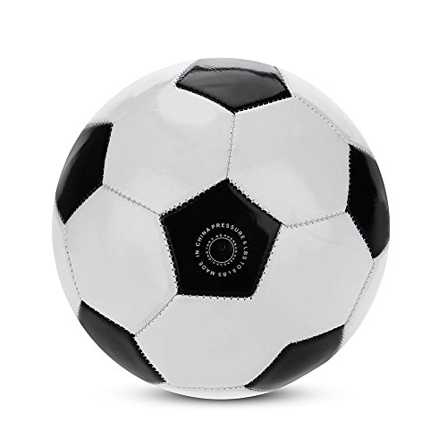 VGBEY Pelota de Futbol, Fútbol clásico Talla 4 para Entrenamiento Balón de fútbol,con válvula