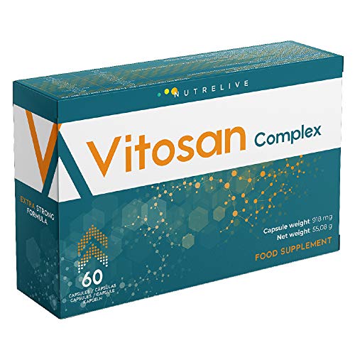 Vitosan Complex ® | Acción inmediata| Máxima concentración |Aumento rendimiento masculino | Potenciador de Testosterona. 60 cápsulas vegetales.