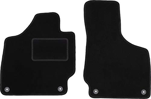 Wielganizator Carlux - Alfombrillas de velour para Audi TT I 8N Cabrio, Roadster, Coupé (1998-2006, 4 piezas), color negro