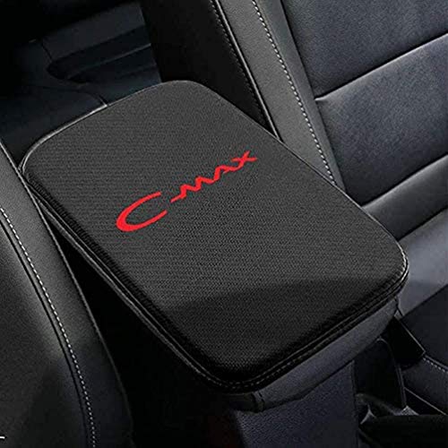 YFBB Car Apoyabrazos Almacenamiento Almohadilla, para Ford C-MAX C MAX Central Impermeable Storage Box Protección Cover, Auto Armrest Interior Pad Accessory