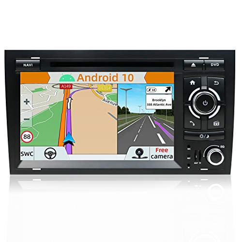 YUNTX Android 10 Autoradio Compatible con Audi A4 B6 / B7 / S4 / RS4 / Seat Exeo- GPS 2 DIN - Cámara Trasera Libre & Mic & Canbus - Soporte Dab/Control del Volante / 4G / WiFi/Bluetooth/MirrorLink YUNTX Android 10 Autoradio Compatible con Audi A4 B6 / B7 / S4 / RS4 / Seat Exeo- GPS 2 DIN - Cámara Trasera Libre & Mic & Canbus - Soporte Dab/Control del Volante / 4G / WiFi/Bluetooth/MirrorLink