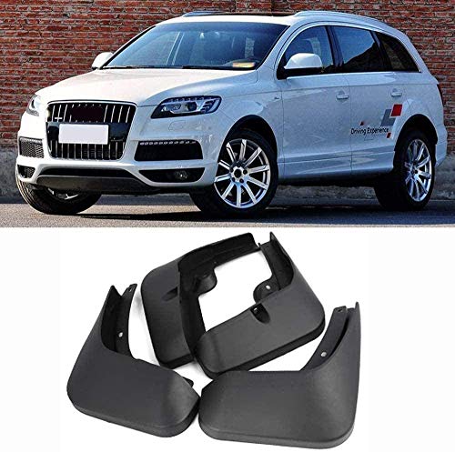 Zaosan - Guardabarros Delantero y Trasero para Coche, 4 Piezas, para Audi Q7 Sport 2009 2015