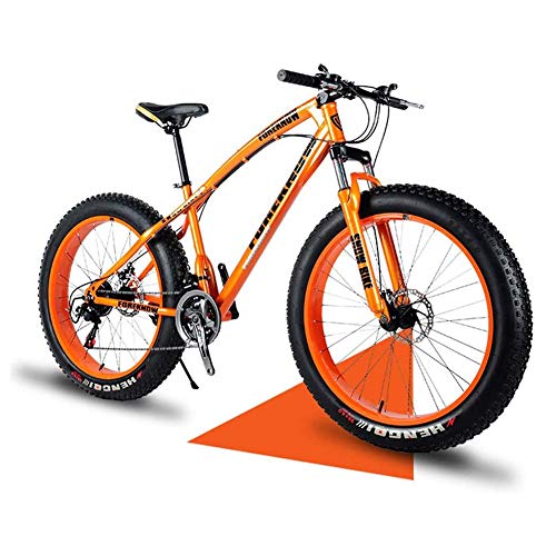 26 "/ 24" / 20 "bicicletas de montaña, bicicleta de senderos de neumático de grasa adulto, bicicleta de 7 velocidades, marco de acero de alto contenido de carbono doble suspensión completa Dual de la