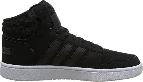 adidas Hoops 2.0 Mid, Zapatos de Baloncesto Hombre, Negro (Core Black/Core Black/Carbon S18), 36 2/3 EU