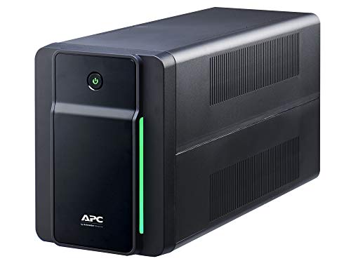 APC Back-UPS Bx - BX1200MI-GR - Sistema de Alimentación Ininterrumpida SAI 1200 VA, Batería de Respaldo con Tomas Schuko y protección contra subidas de tensión, AVR, Protección de línea de Datos